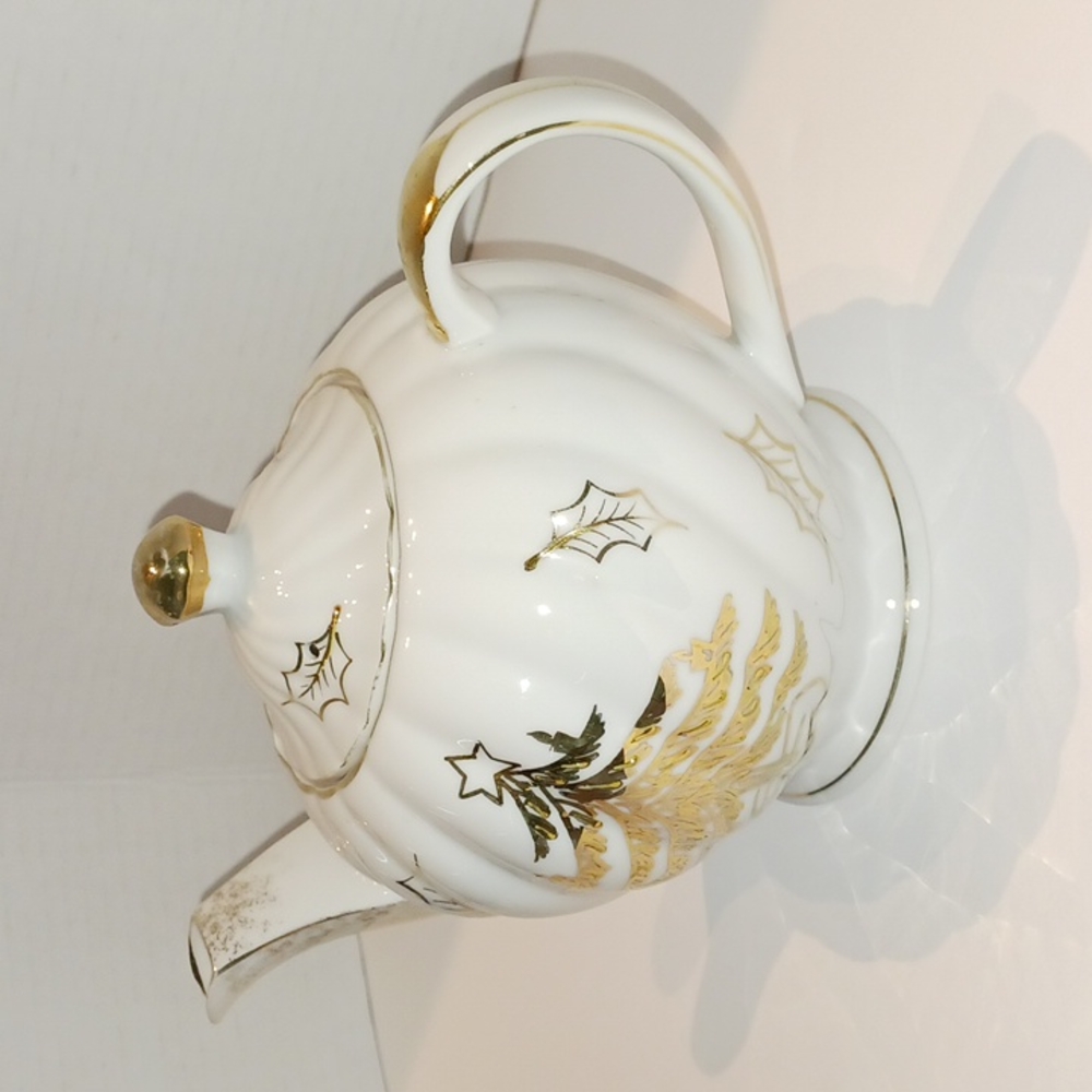 Lefton China - Tea Pot 1878 Christmas Tree! - Picture 3 of 9